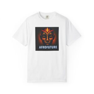 Afrofuture Unisex Garment-Dyed T-Shirt - Bold Graphic Tee for Empowerment and Culture