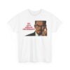 Inspiring Unisex Heavy Cotton Tee with Malcolm X Design - Image 3