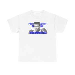 Muhammad Ali Unisex Heavy Cotton Tee - Inspired Graphic Tee for Boxing Fans