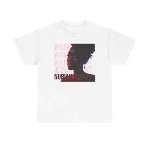 Nubian Beauty Graphic Tee, Unisex Cotton T-Shirt, Black Culture Apparel, Stylish Casual Wear, Empowerment Clothing, Everyday Fashion