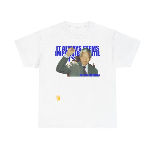 Nelson Mandela Unisex Heavy Cotton Tee - Empowerment & Equality Shirt