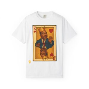 King of Hearts Tee, Bold Graphic T-Shirt, Casual Streetwear, Unique Gift, Unisex Fashion, Perfect for Music Lovers